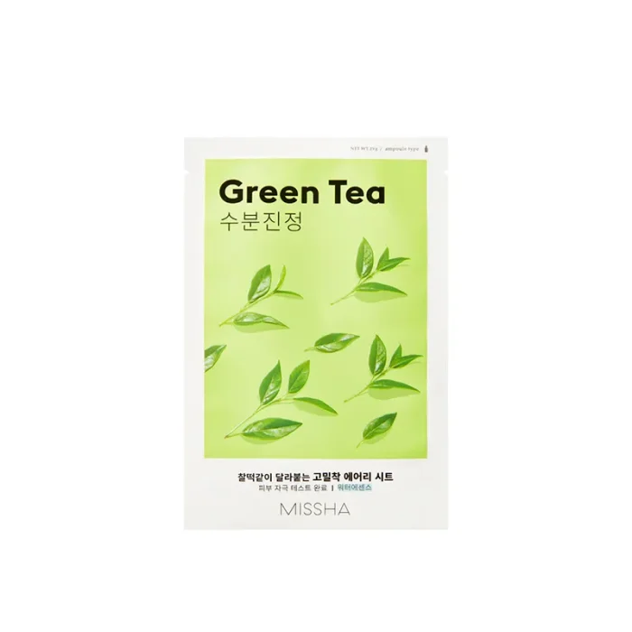Missha Airy Fit Sheet Mask Green Tea garnimarket.ir