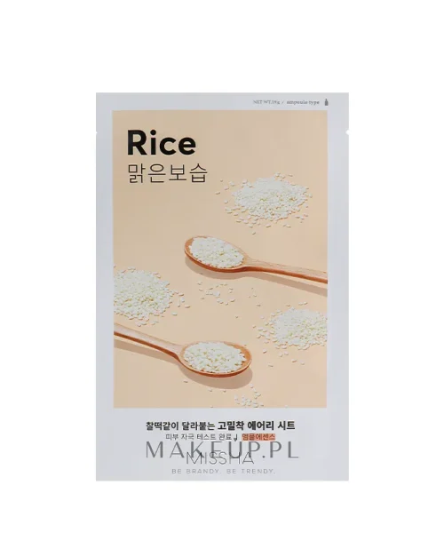 ماسک صورت ورقه ای روشن کننده برنج میشا